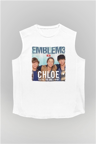 Emblem3 Beyaz Unisex Kolsuz Tişört
