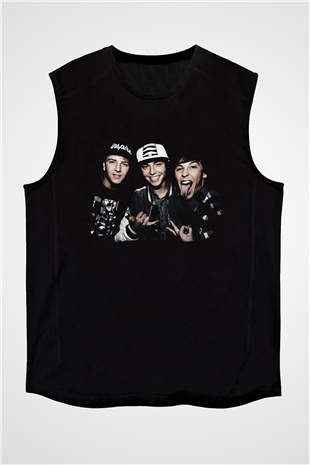 Emblem3 Siyah Unisex Kolsuz Tişört
