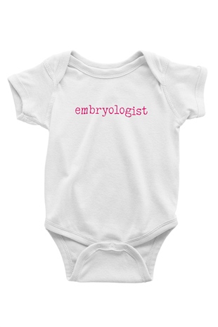 Embriyolog Beyaz Bebek Body - Zıbın