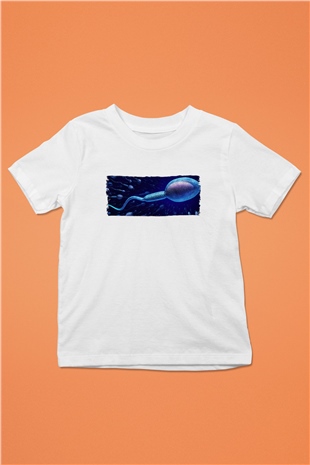 Embriyolog Beyaz Unisex Çocuk Tişört