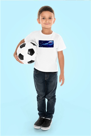 Embriyolog Beyaz Unisex Çocuk Tişört