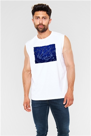 Embriyolog Beyaz Unisex Kolsuz Tişört