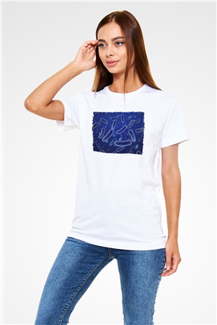 Embriyolog Beyaz Unisex Tişört T-Shirt - TişörtFabrikası