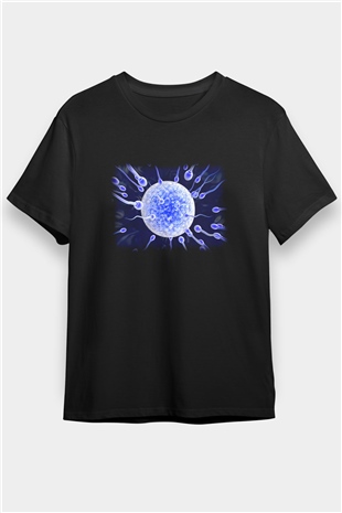 Embriyolog Siyah Unisex Tişört T-Shirt - TişörtFabrikası