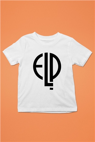 Emerson, Lake and Palmer Baskılı Beyaz Unisex Çocuk Tişört