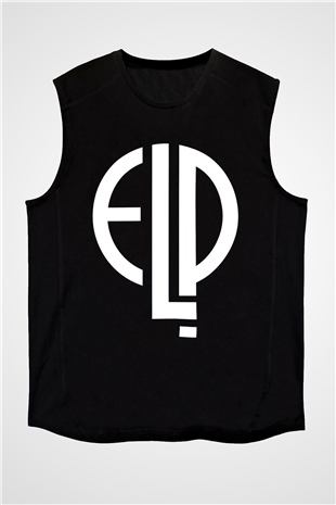 Emerson, Lake and Palmer Siyah Unisex Kolsuz Tişört