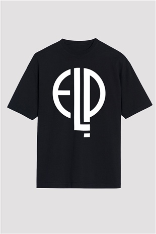 Emerson, Lake and Palmer Siyah Unisex Oversize Tişört T-Shirt
