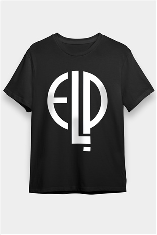 Emerson, Lake and Palmer Siyah Unisex Tişört T-Shirt - TişörtFabrikası