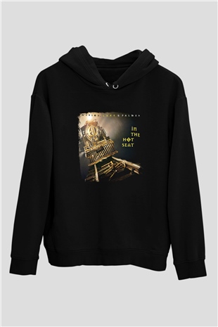 Emerson,Lake and Palmer Baskılı Unisex Siyah Hoodie