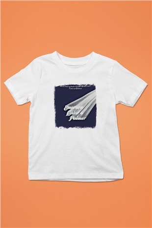 Emerson,Lake and Palmer Baskılı Unisex Beyaz Çocuk Tişört