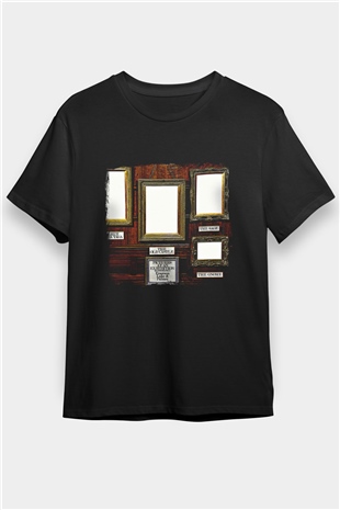 Emerson,Lake and Palmer Baskılı Unisex Siyah Tişört