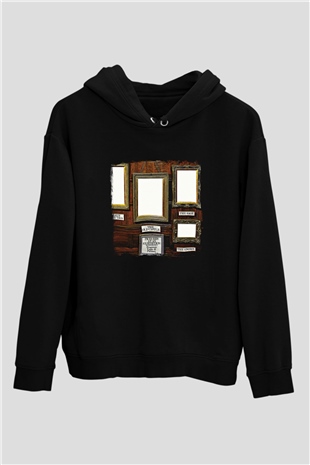 Emerson,Lake and Palmer Baskılı Unisex Siyah Hoodie