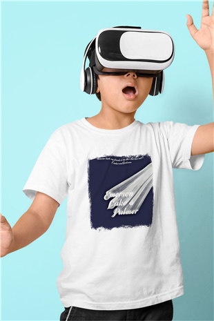 Emerson,Lake and Palmer Baskılı Unisex Beyaz Çocuk Tişört
