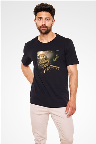 Emerson,Lake and Palmer Baskılı Unisex Siyah Tişört