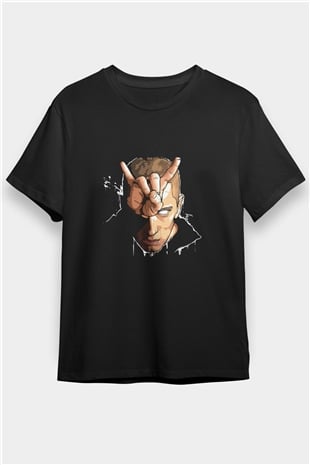 Eminem Baskılı Unisex Siyah Tişört