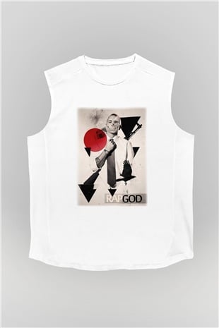 Eminem Beyaz Unisex Kolsuz Tişört