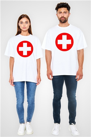 Eminem Beyaz Unisex Oversize Tişört T-Shirt