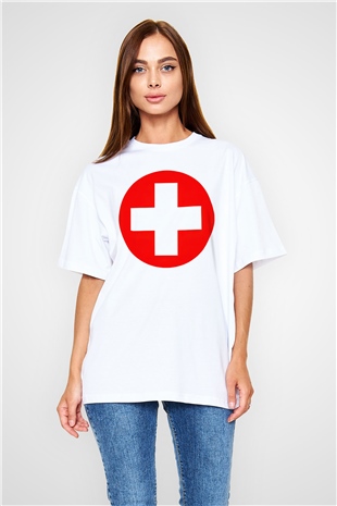 Eminem Beyaz Unisex Oversize Tişört T-Shirt