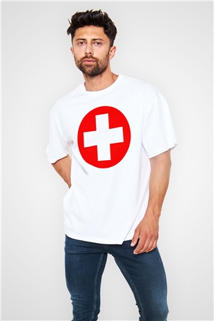 Eminem Beyaz Unisex Oversize Tişört T-Shirt