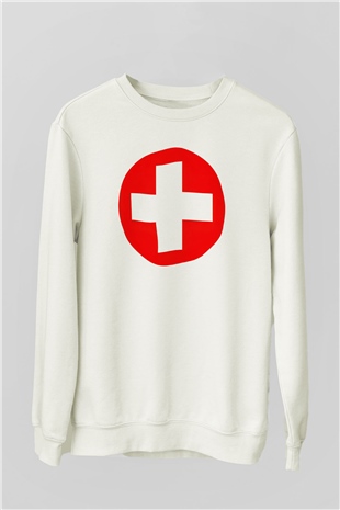 Eminem Beyaz Unisex Sweatshirt