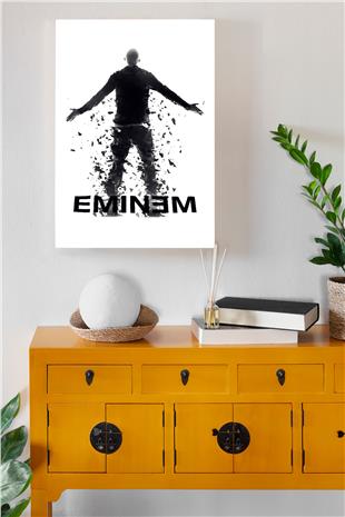Eminem Desenli Ahşap Mdf Tablo 40 cm x 60 cm