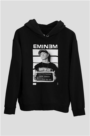 Eminem Siyah Unisex Hoodie