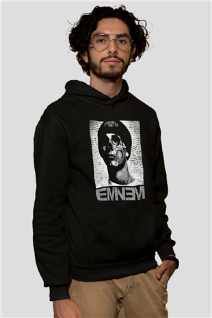 Eminem Siyah Unisex Hoodie