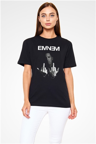 Eminem Siyah Unisex Tişört T-Shirt - TişörtFabrikası
