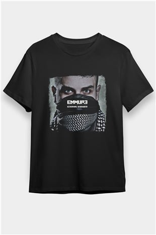 Emmure Baskılı Unisex Siyah Tişört