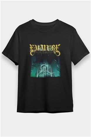 Emmure Baskılı Unisex Siyah Tişört