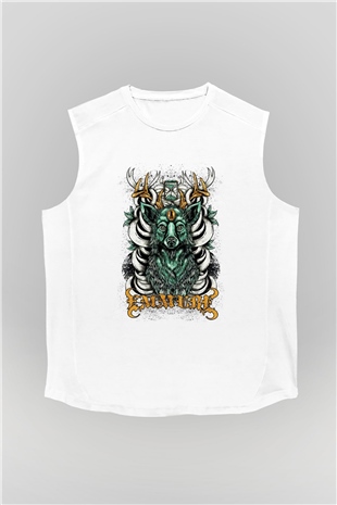 Emmure Beyaz Unisex Kolsuz Tişört