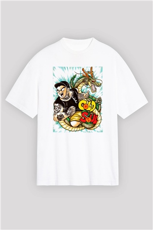 Emmure Beyaz Unisex Oversize Tişört T-Shirt