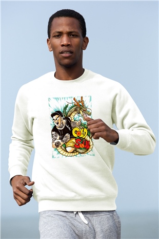 Emmure Beyaz Unisex Sweatshirt