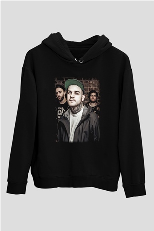 Emmure Siyah Unisex Hoodie