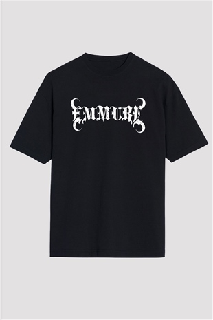 Emmure Siyah Oversize Tişört Oversize T-shirt - TişörtFabrikası