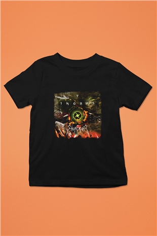 Emperor Baskılı Unisex Siyah Çocuk Tişört