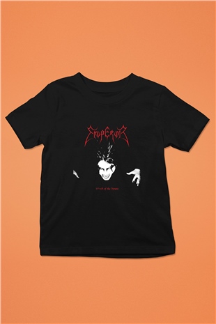 Emperor Baskılı Unisex Siyah Çocuk Tişört