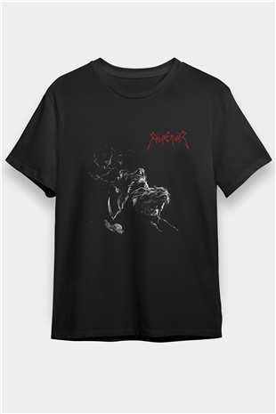 Emperor Baskılı Unisex Siyah Tişört