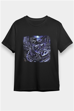 Emperor Baskılı Unisex Siyah Tişört