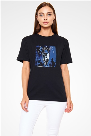 Emperor Baskılı Unisex Siyah Tişört
