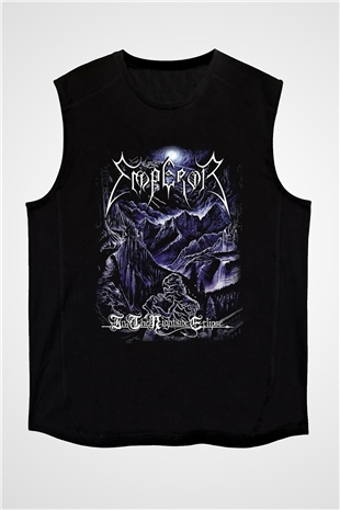 Emperor Siyah Unisex Kolsuz Tişört