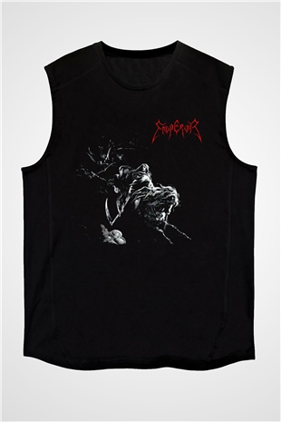 Emperor Siyah Unisex Kolsuz Tişört