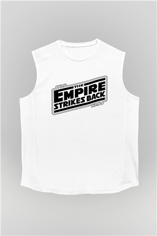 Empire Strikes Back Beyaz Unisex  Kolsuz Tişört