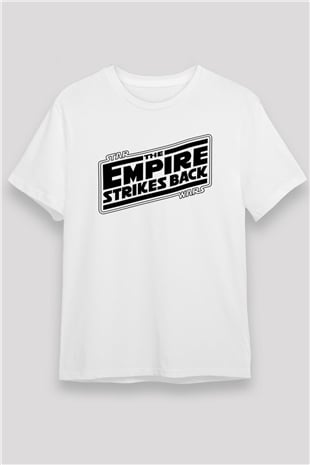 Empire Strikes Back Beyaz Unisex Tişört