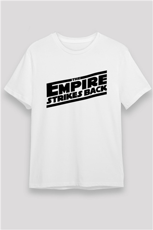 Empire Strikes Back Beyaz Unisex Tişört