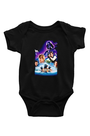 Empire Strikes Back Siyah Bebek Body - Zıbın