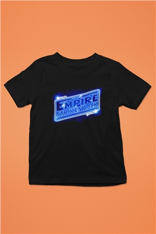 Empire Strikes Back Siyah Unisex  Çocuk Tişört