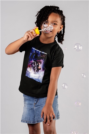 Empire Strikes Back Siyah Unisex  Çocuk Tişört