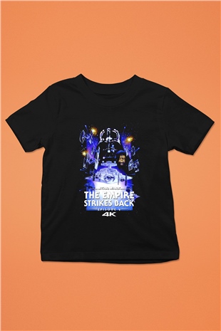 Empire Strikes Back Siyah Unisex  Çocuk Tişört