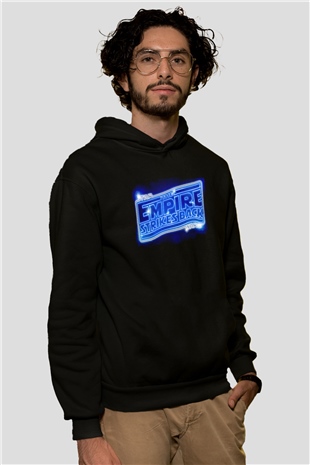 Empire Strikes Back Siyah Unisex Hoodie